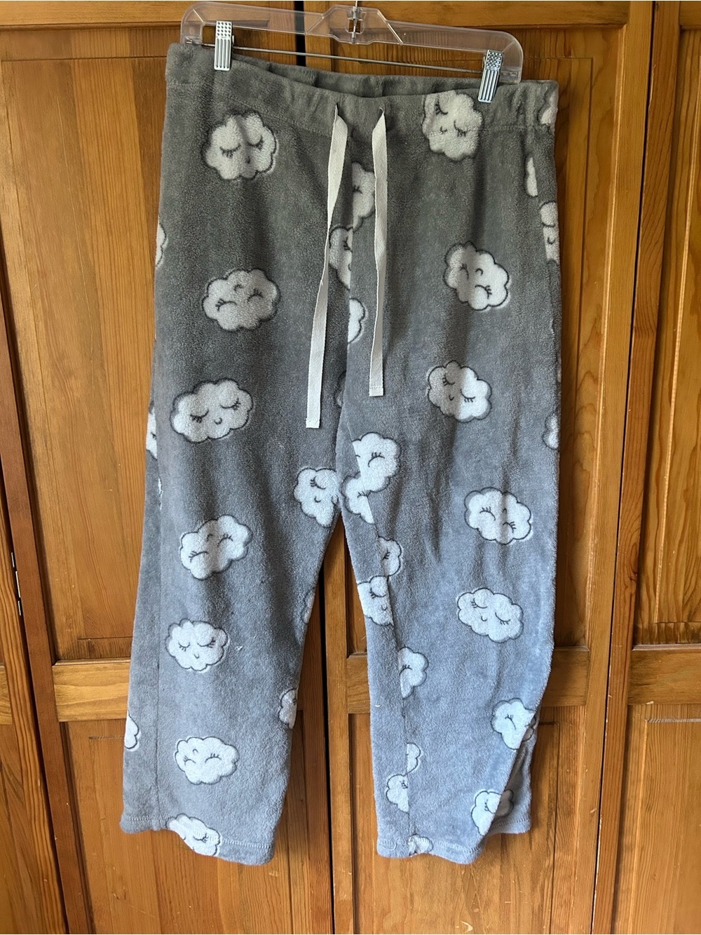 Gray Cloud Fleece Pajama Pants